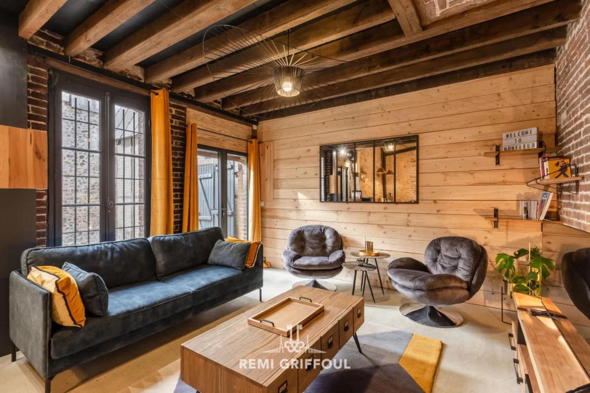 Вілла L'Atelier D'Elea 4 Terrace - Industrial-Chic In The Heart Of Онфлер Екстер'єр фото